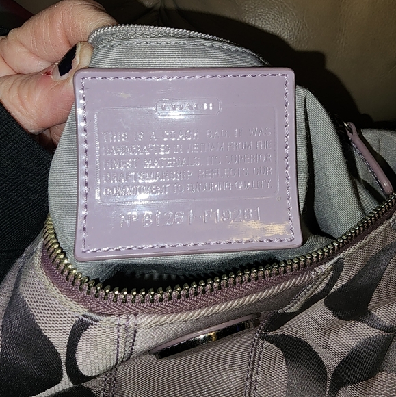 🧿 Lavender Coach Hobo - Picture 3 of 8